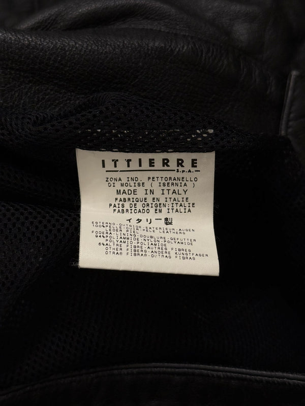 2000s Versace leather jacket