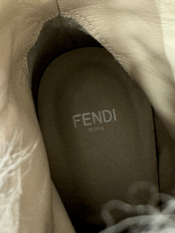 A/W2015 Fendi runway faux fur yeti boots