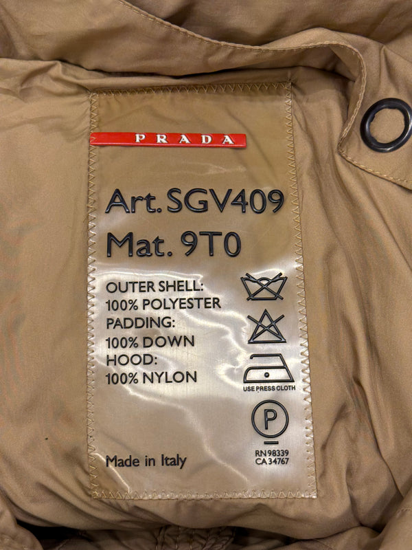 2000s Prada down puffer jacket