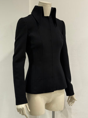 2000s Dolce & Gabbana structured neck blazer
