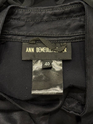S/S2005 Ann Demeulemeester runway cut-out belted coat dress