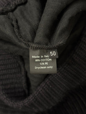 F/W2000-2001 Raf Simons ribbed knit turtleneck sweater