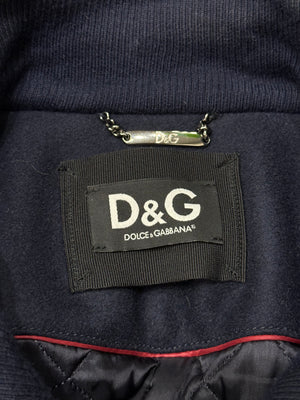 A/W2009 Dolce & Gabbana military double breasted wool coat