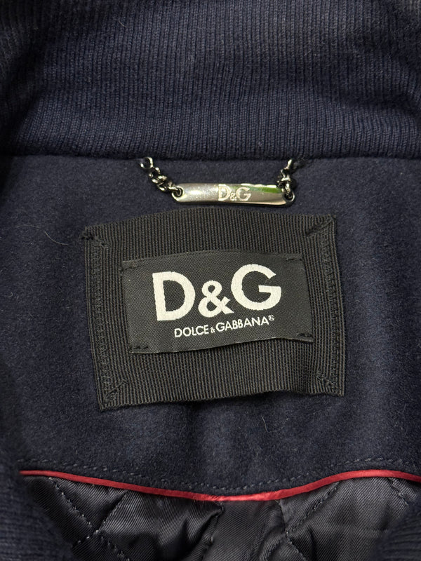A/W2009 Dolce & Gabbana military double breasted wool coat