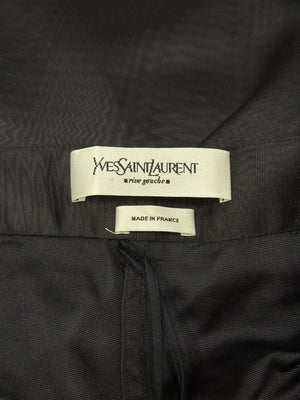 2000s Yves Saint Laurent by Tom Ford silk straight leg pants