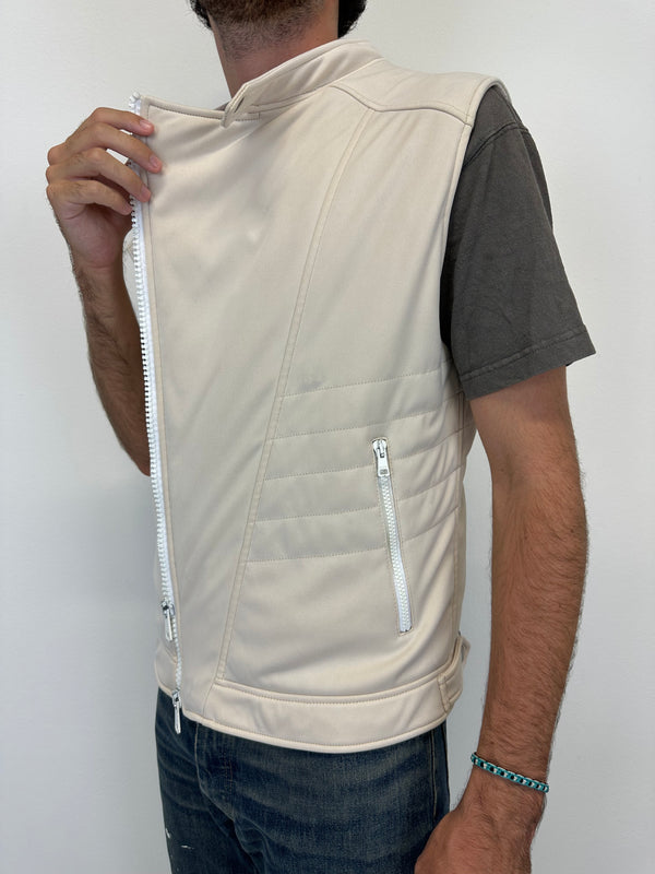 F/W 2009 Gucci rider biker padded zipper vest