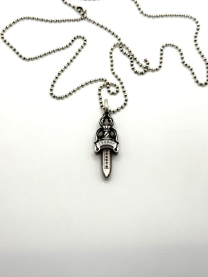 Chrome Hearts dagger pendant necklace