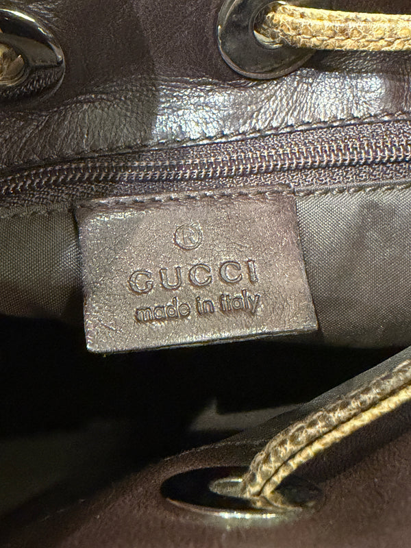 F/W1999 Gucci by Tom Ford Snakeskin hobo bag
