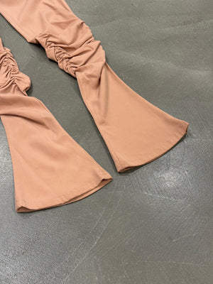 S/S2003 Jean Paul Gaultier gathered flare ruched pants