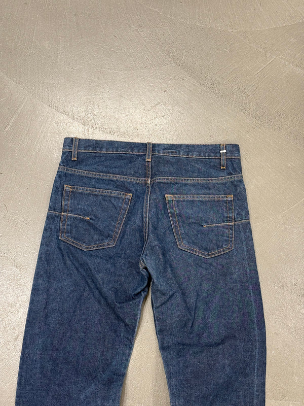 2000s Dior by Hedi Slimane raw jeans