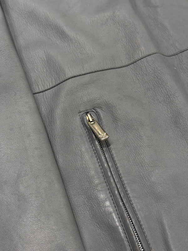 1990s Emporio Armani thin technical leather jacket