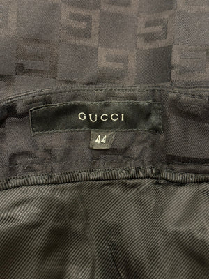 S/S2001 Gucci by Tom Ford “G” monogram silk pants