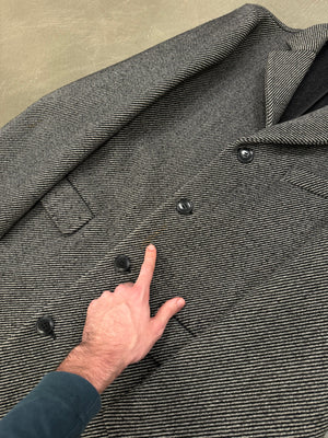 2000s Miu Miu tecnical grey coat