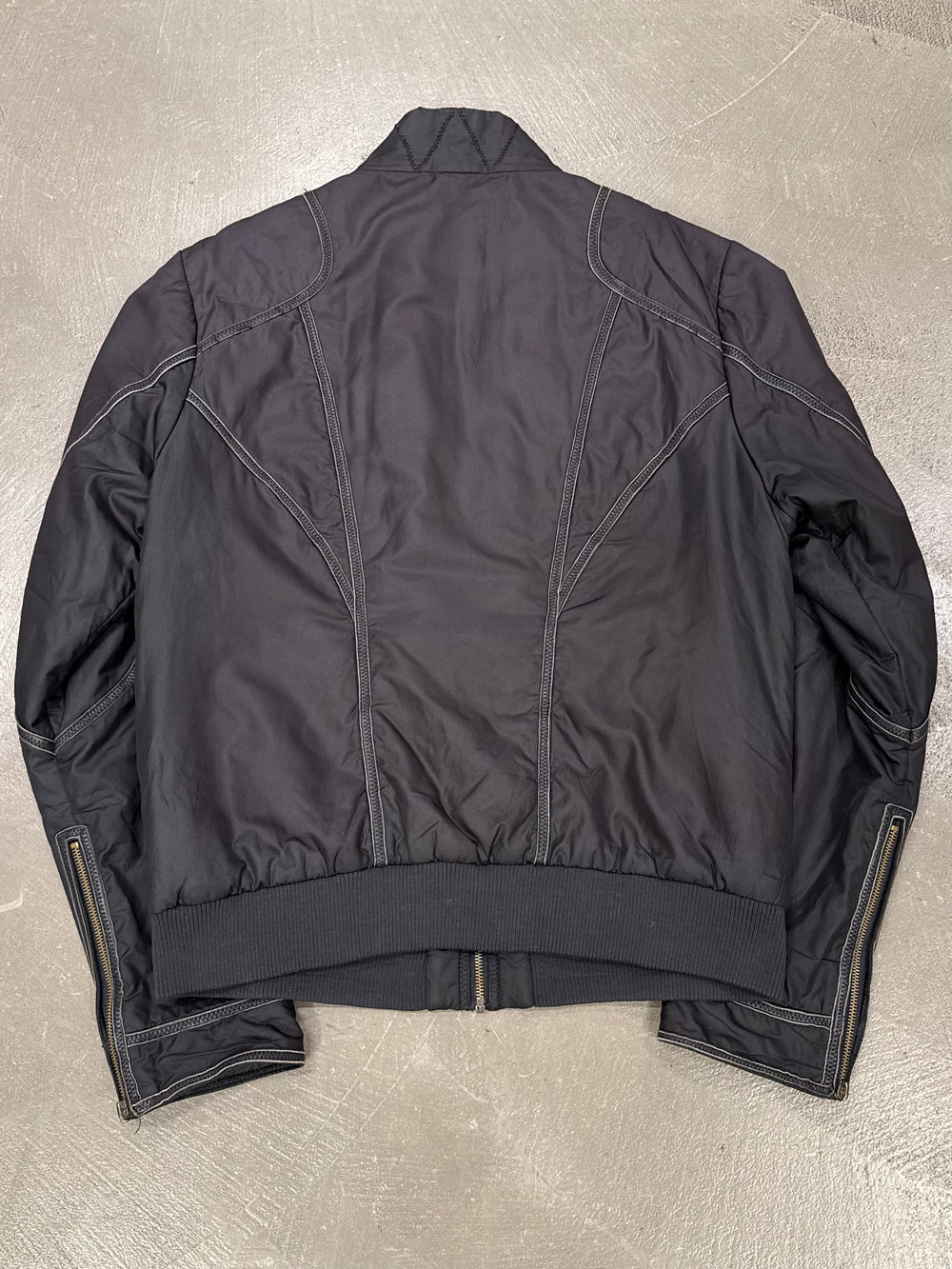 A/W2007 Cavalli puffer moto jacket