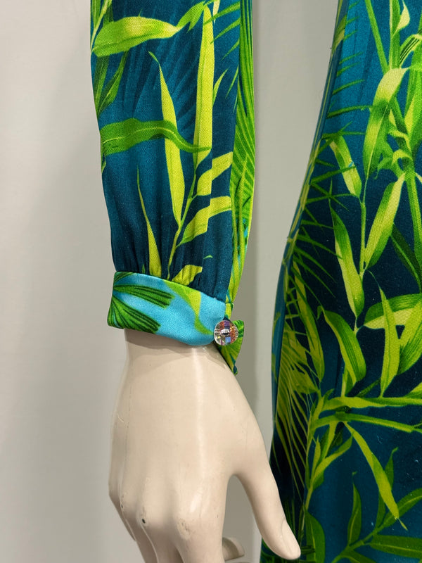 S/S2000 Gianni Versace jungle midi dress