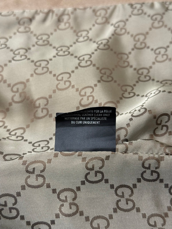 2010 Gucci By Frida Giannini ostrich leather color block jacket