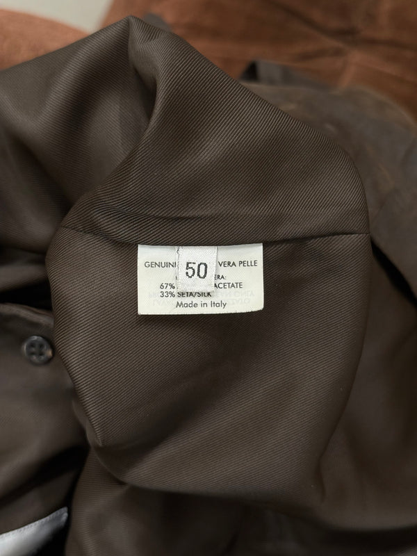 S/S2003 Yves Saint Laurent by Tom Ford runway leather safari jacket