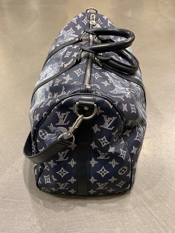 2017 Louis Vuitton x Chapman Brothers Savannah canvas Keepall 45