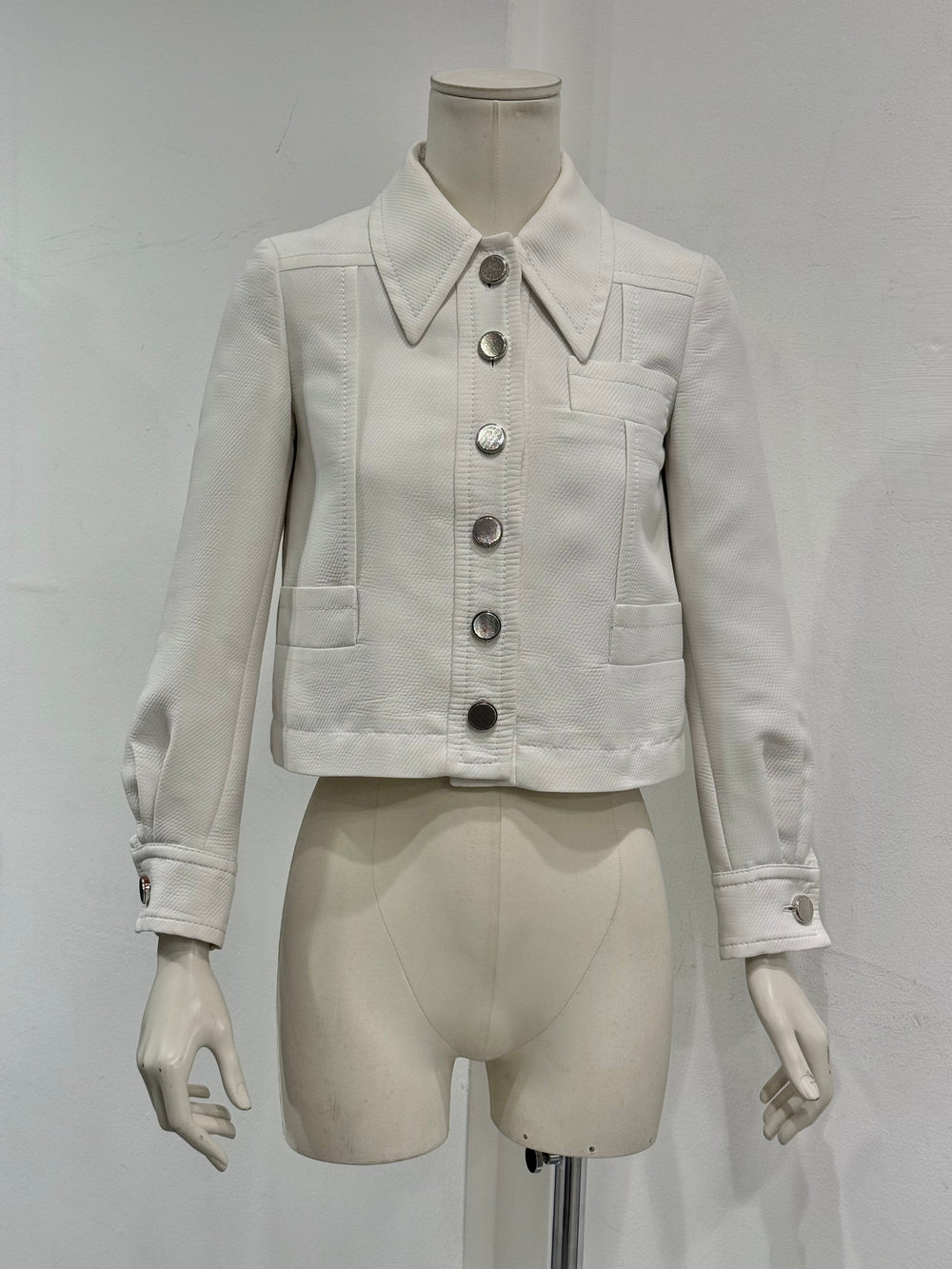 2000s Miu Miu cropped single breasted jacket