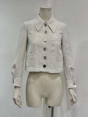 2000s Miu Miu cropped single breasted jacket