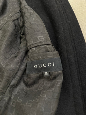 A/W 2000 Gucci by Tom Ford cashmere wool zipper coat