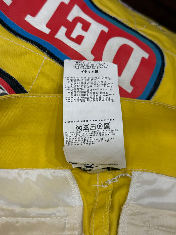 S/S2004 D&G racing motocross patch detailed pants