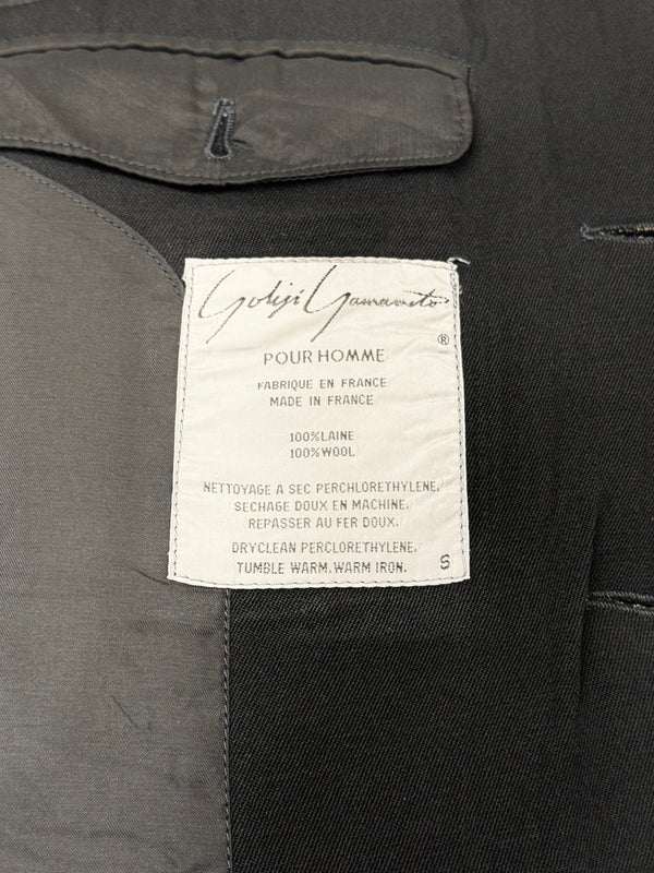 2000s Yohji Yamamoto zipper technical blazer jacket