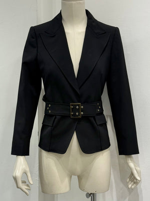 A/W2003 Gucci by Tom Ford belted military jacket