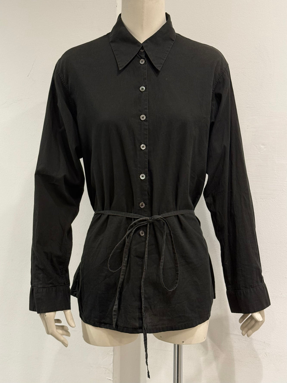 A/W2002 Ann Demeulemeester lace-up shirt