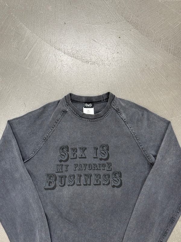2003 Dolce & Gabbana “Sex is my favourite business” sweatshirt