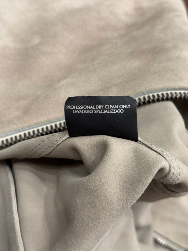 2004 Gucci by Tom Ford suede cafe racer biker leather jacket