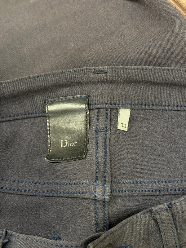 2000s Dior faded denim straight jeans
