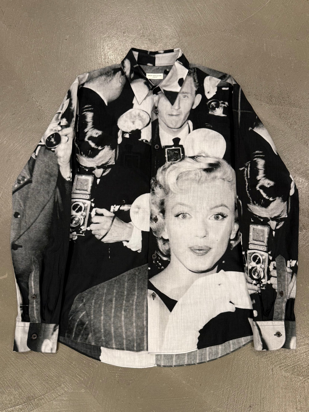 S/S2016 Dries Van Noten iconic Marylin Monroe shirt
