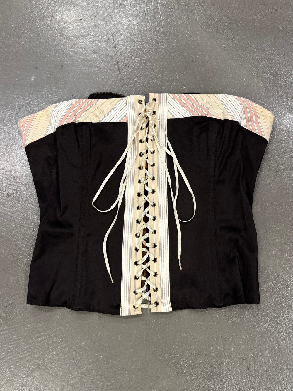 2000s Dolce & Gabbana lace-up corset