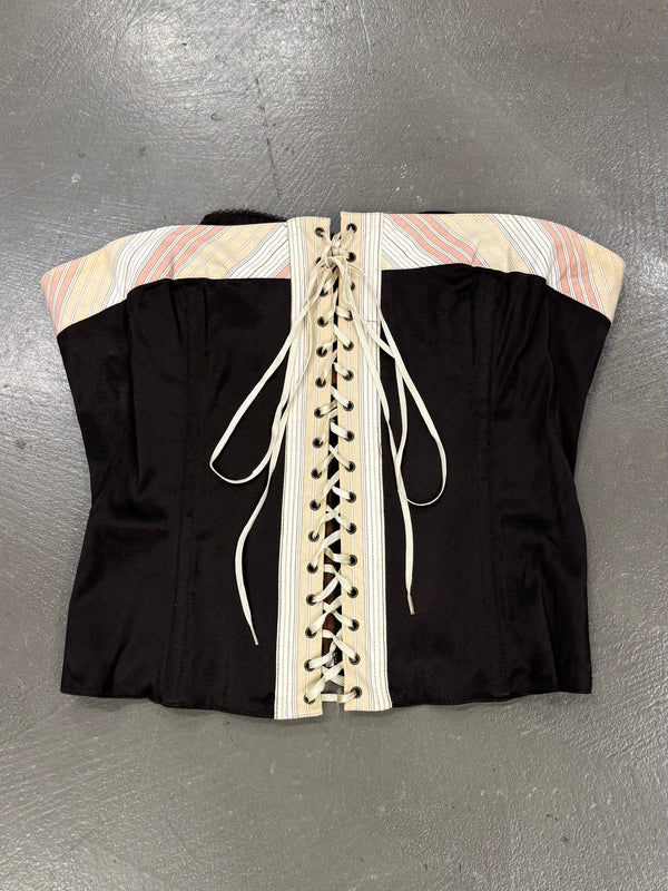 2000s Dolce & Gabbana lace-up corset