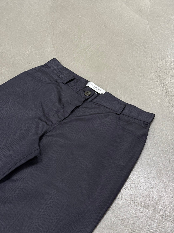 2000s Yves Saint Laurent by Tom Ford silk straight leg pants
