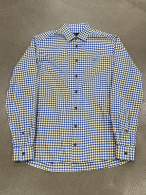 S/S2013 Vivienne Westwood orb logo check button-up shirt