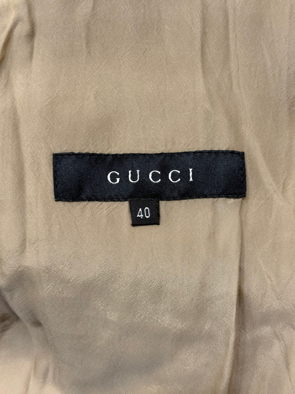2004 Gucci by Tom Ford paneled nylon trench coat