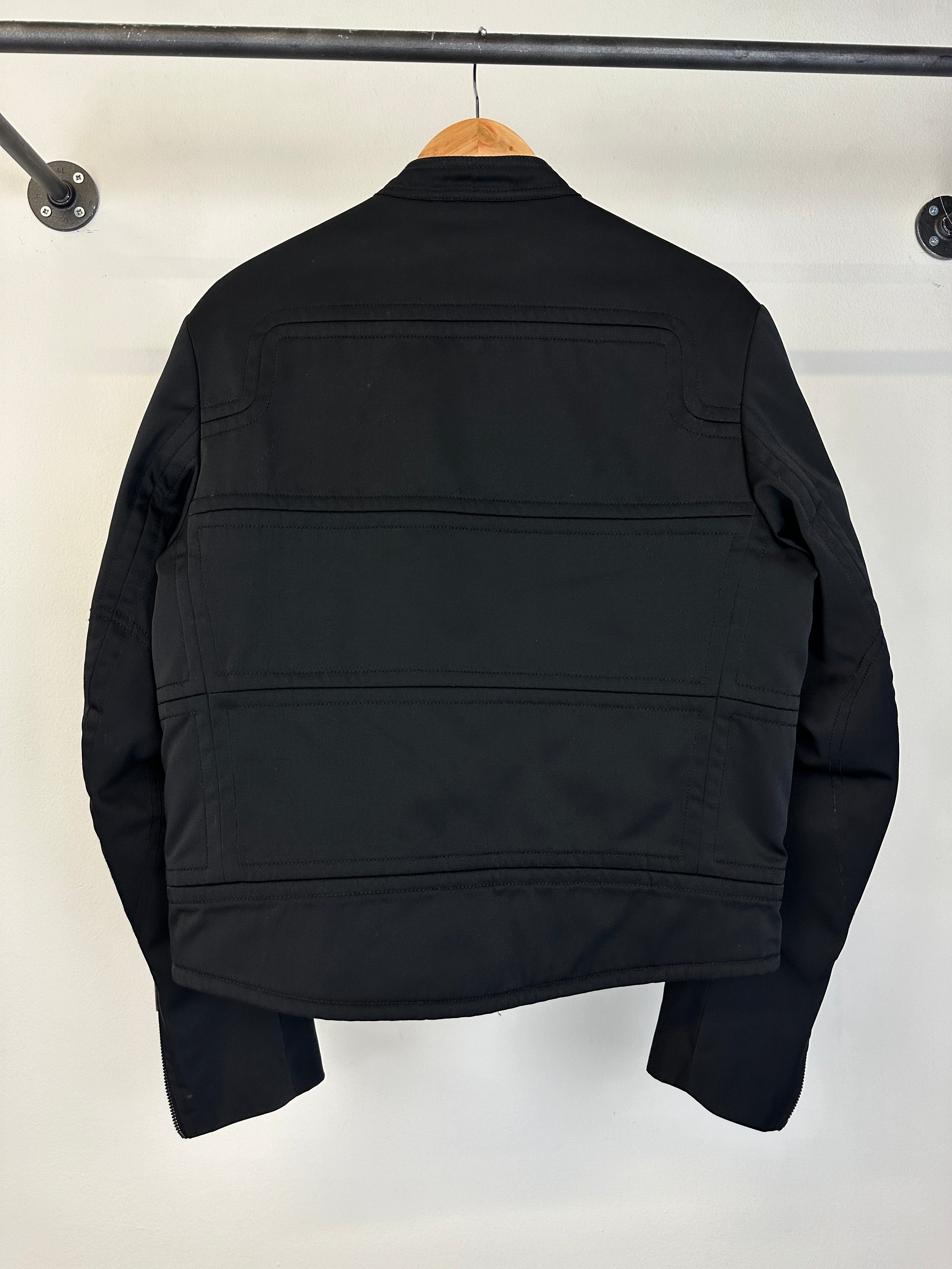 2000s Gucci by Tom Ford paneled moto jacket