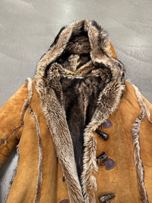2001 Dolce & Gabbana real lamb fur shearling coat