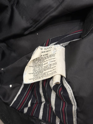 2000s Armani leather jacket