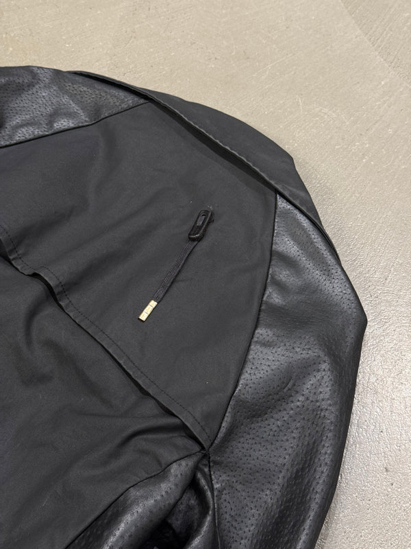 S/S2013 Boris Bidjan Saberi runway hybrid trench coat with leather sleeves