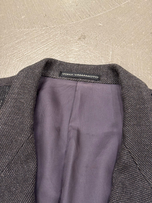 A/W2003 Y’s Yohji Yamamoto runway patchwork geometric blazer
