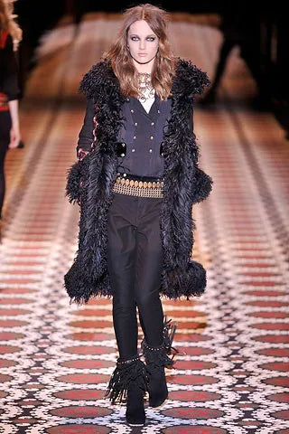 A/W2008 Gucci studded waist runway jeans
