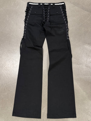 A/W2003 Dolce & Gabbana bondage lace-up pants
