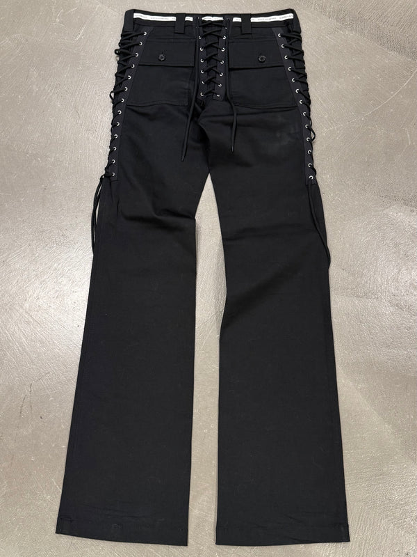 A/W2003 Dolce & Gabbana bondage lace-up pants