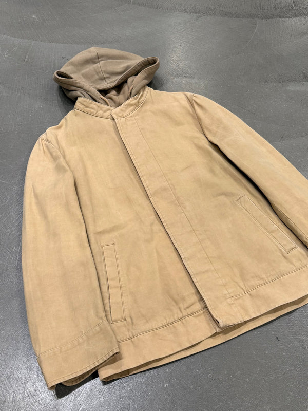 2000s Helmut Lang removable hood cotton jacket