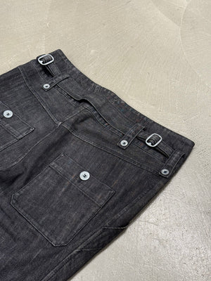 2006 Balenciaga by Nicolas Ghesquière Flared Workwear Denim