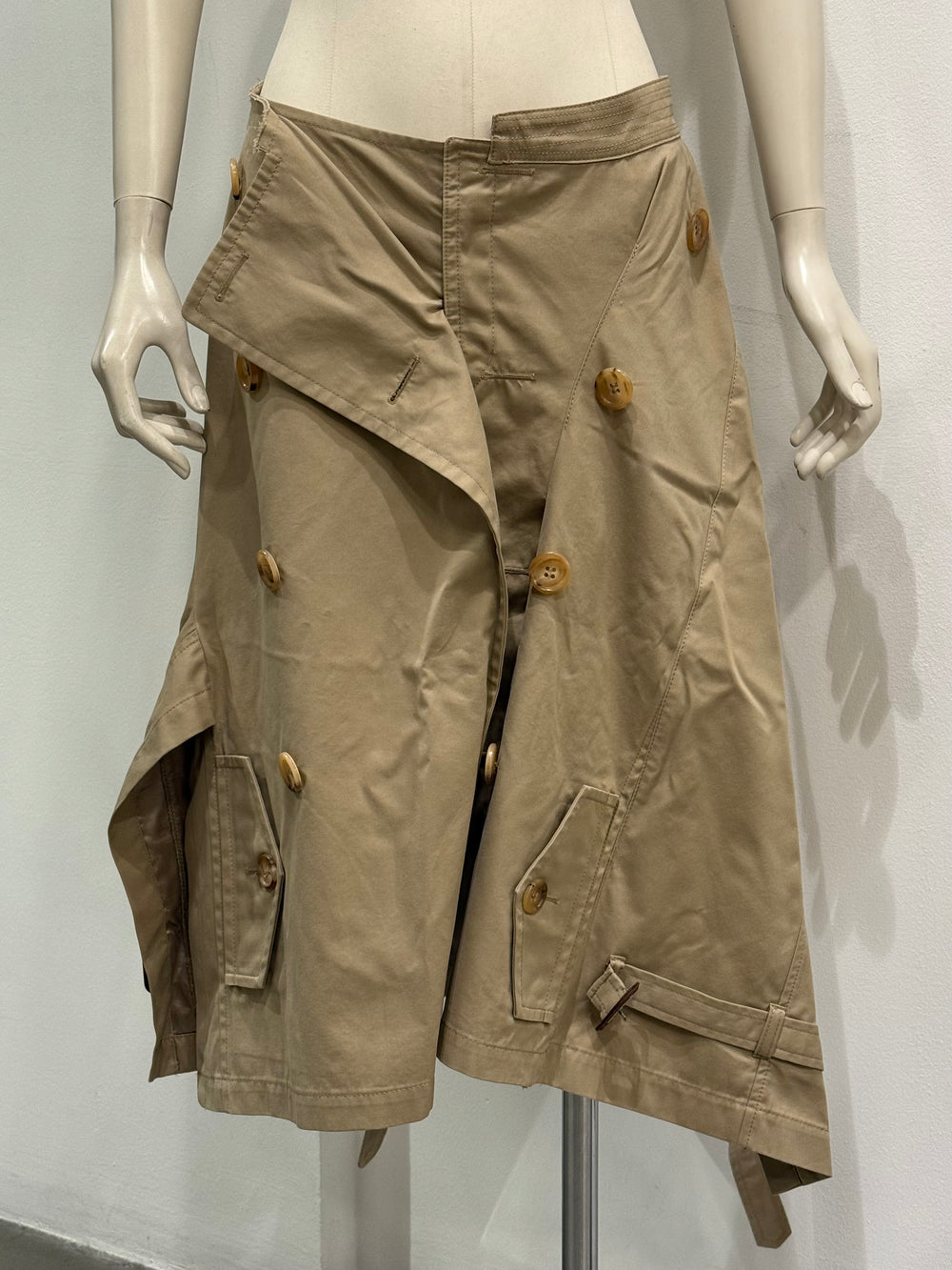 S/S2006 Junya Watanabe deconstructed trench coat skirt