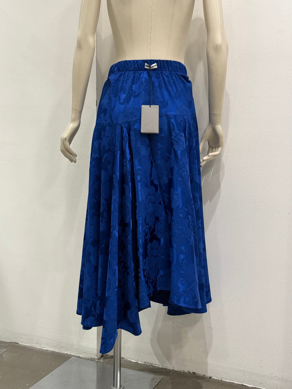 A/W2020 Balenciaga iridescent floral long skirt